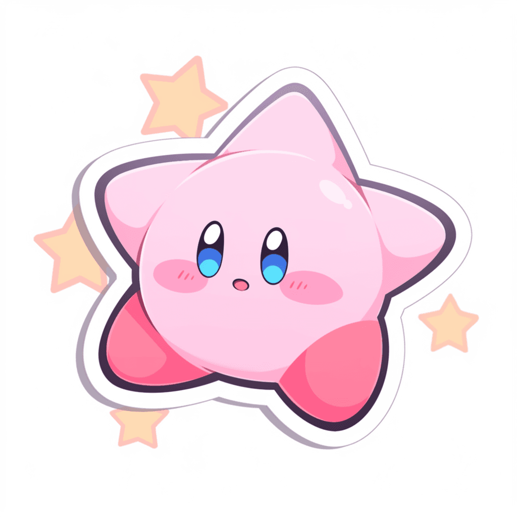 Cartoon Star Daybreak original repeating artwork