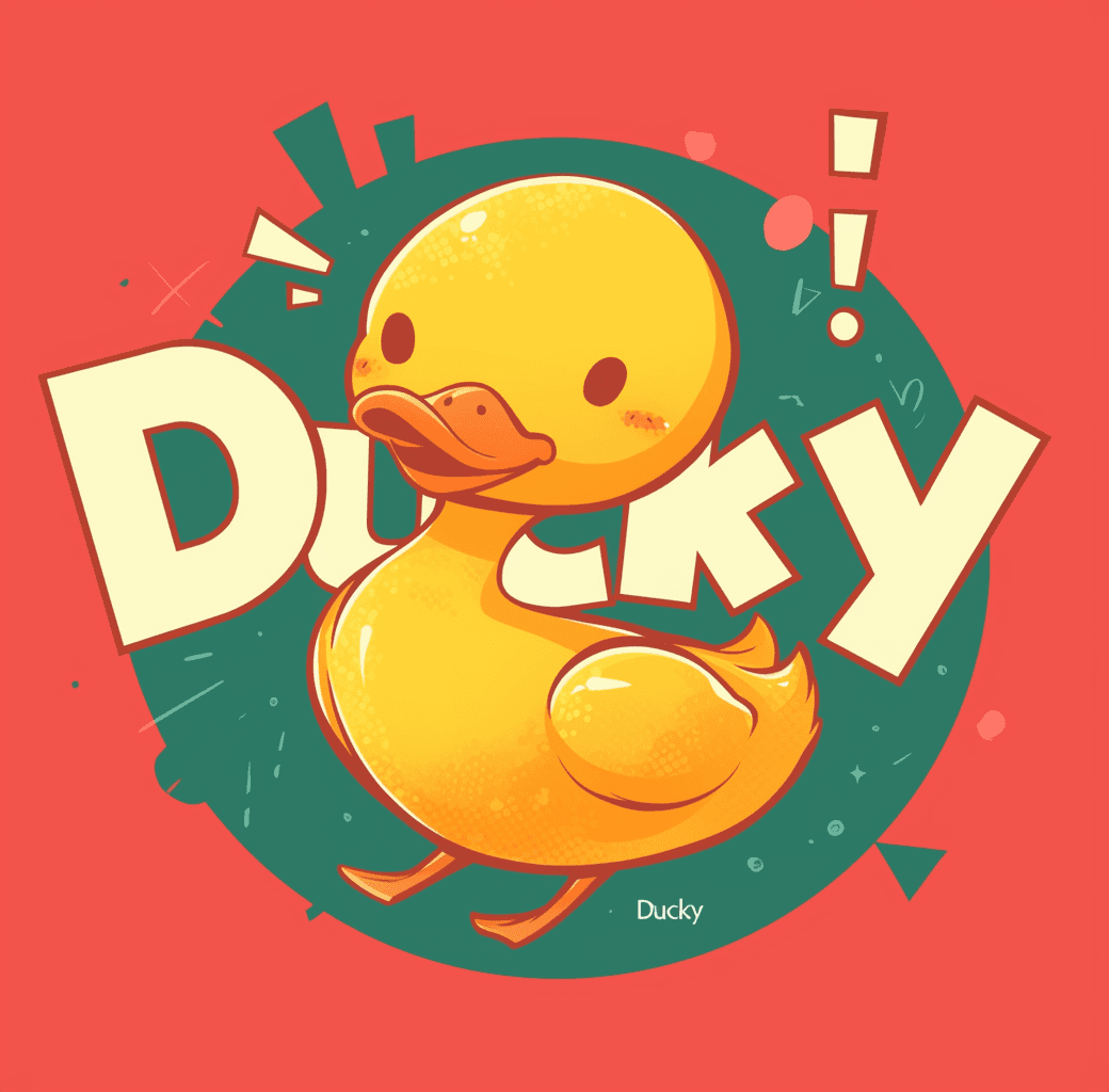 Duck Squad original repeating artwork