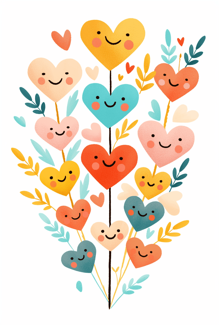 Heart 393 original repeating artwork
