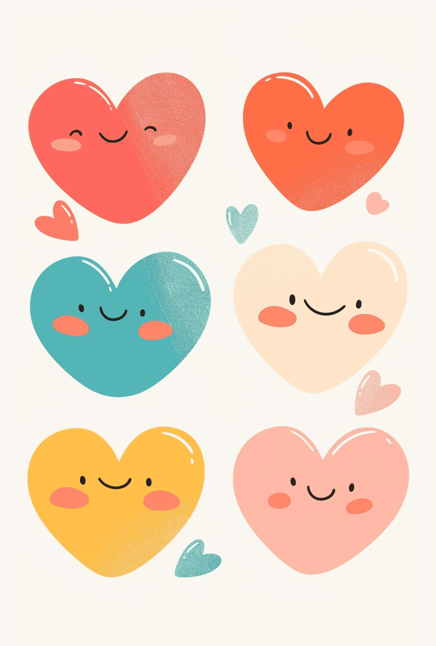 Heart 110 original repeating artwork