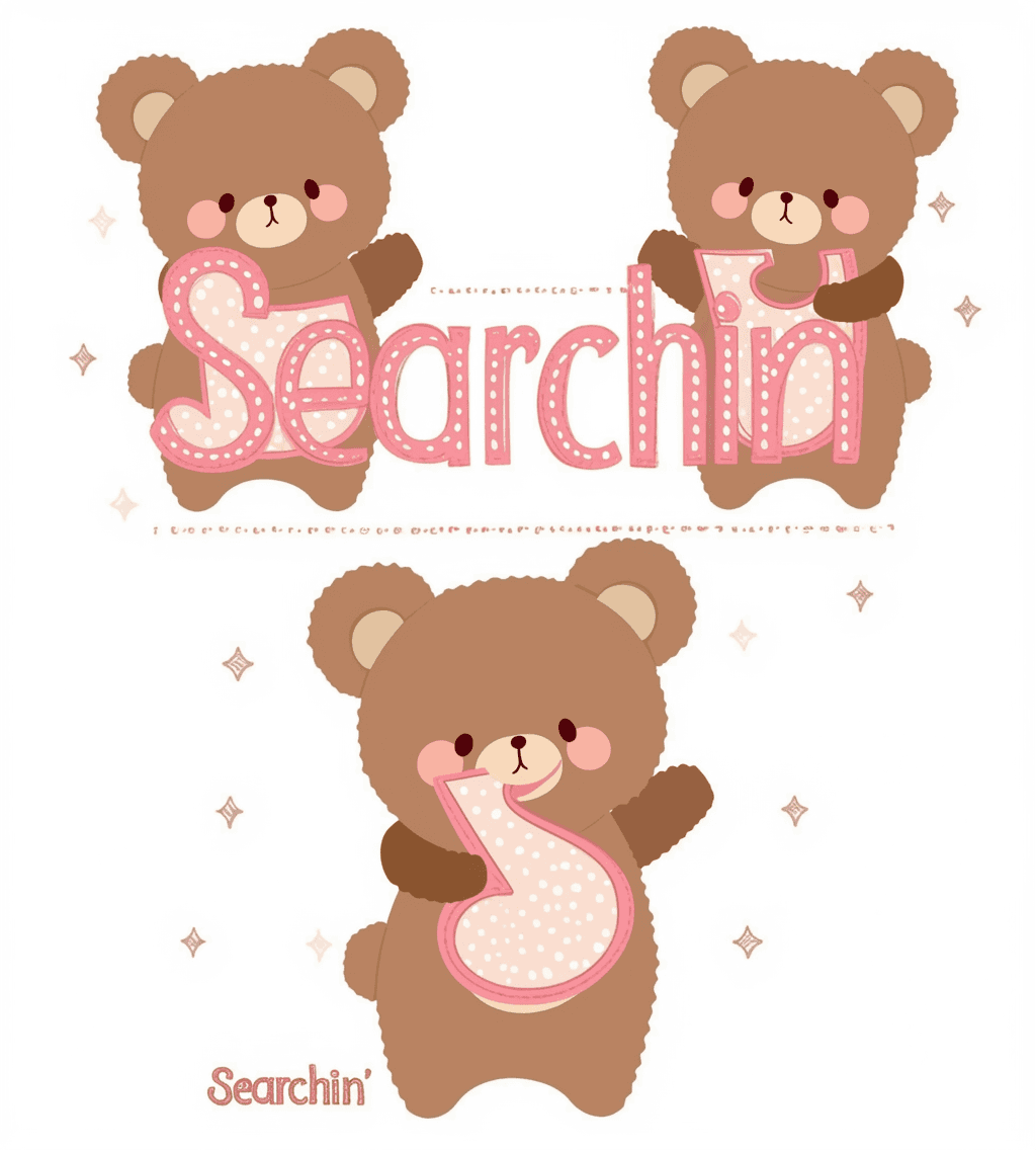 Bear Rhythm original repeating artwork