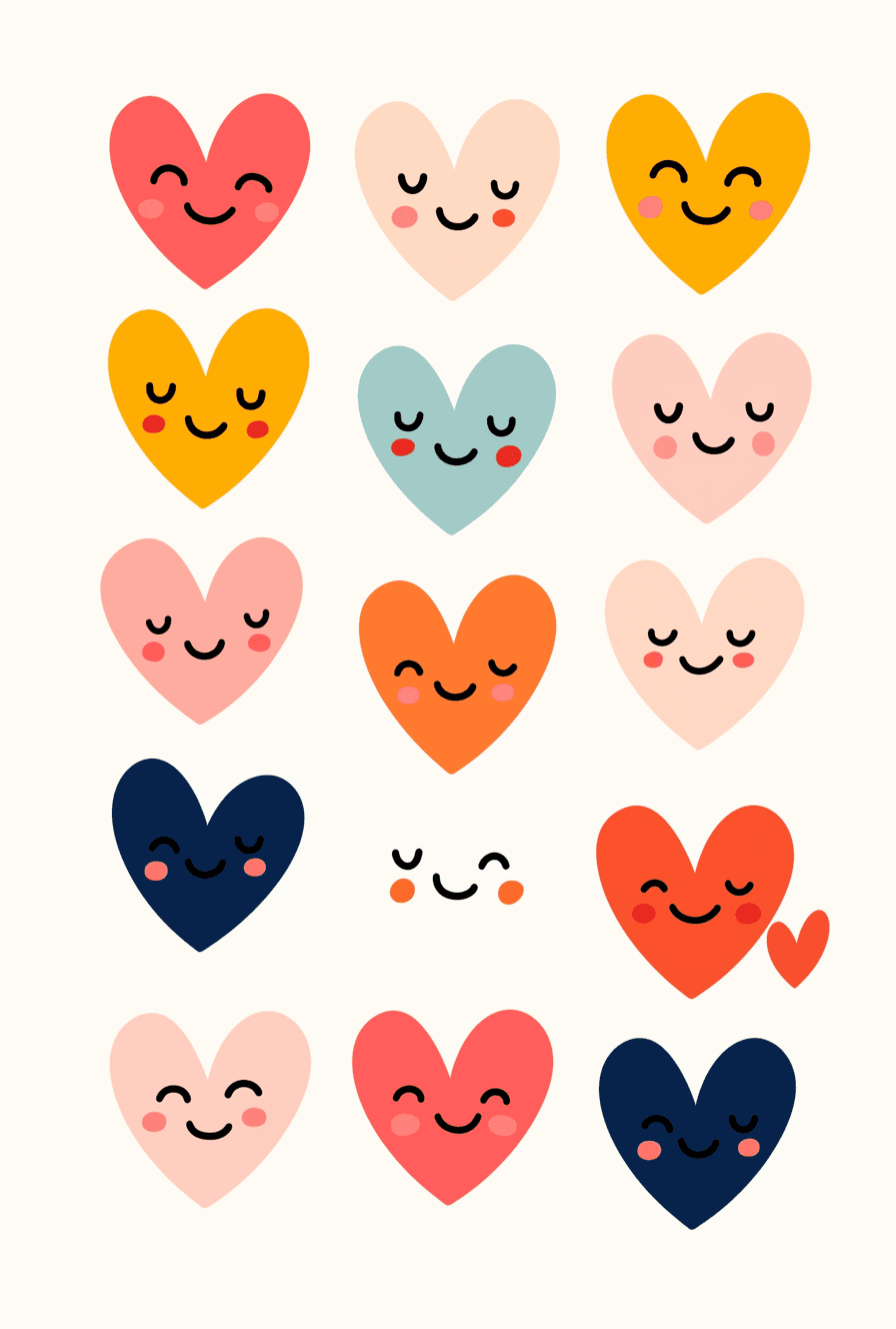 Heart 309 original repeating artwork