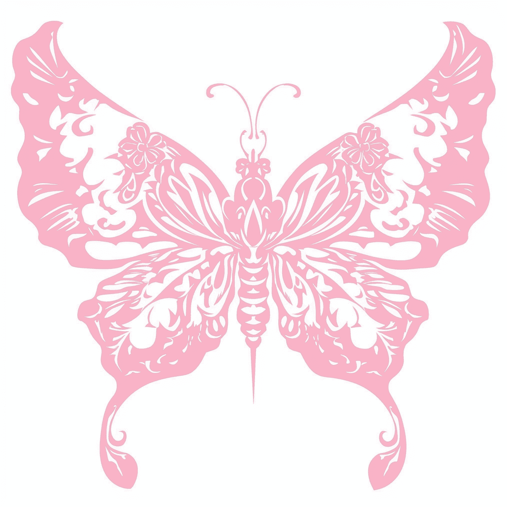 Butterfly Show original repeating artwork