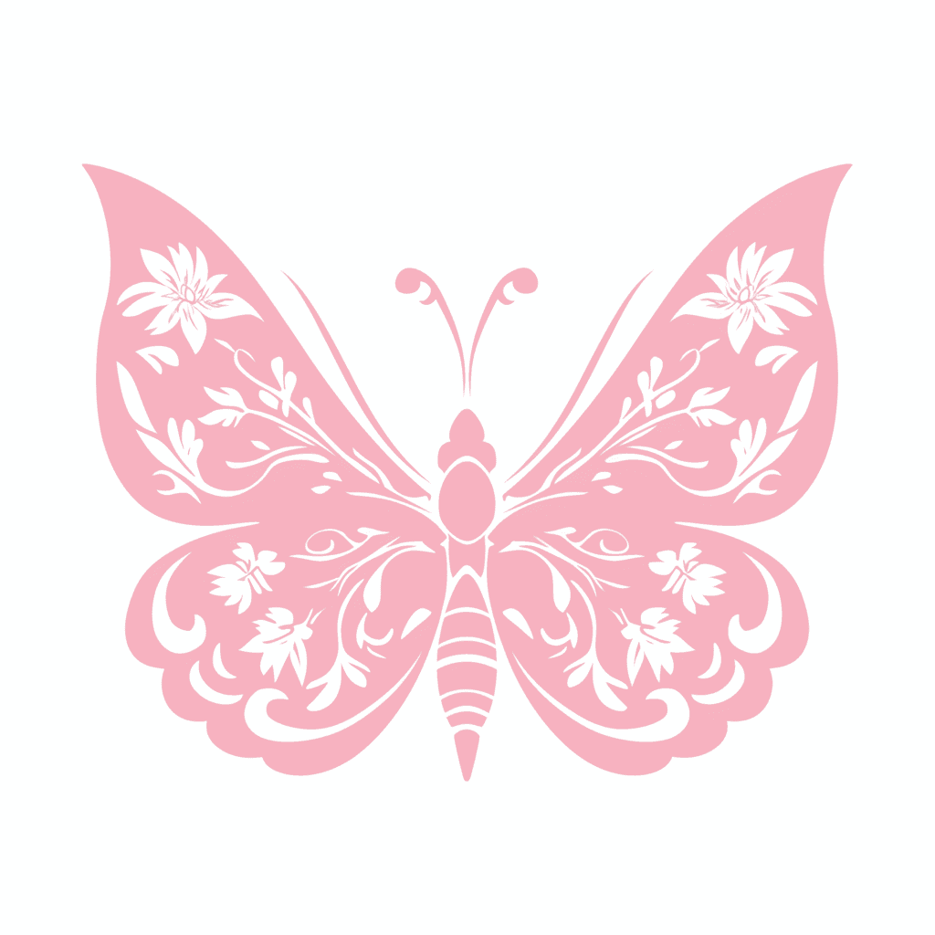 Butterfly Picnic original repeating artwork