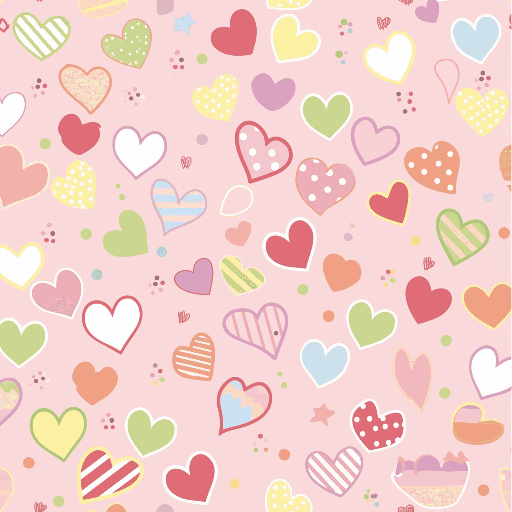 Heart Dash original repeating artwork