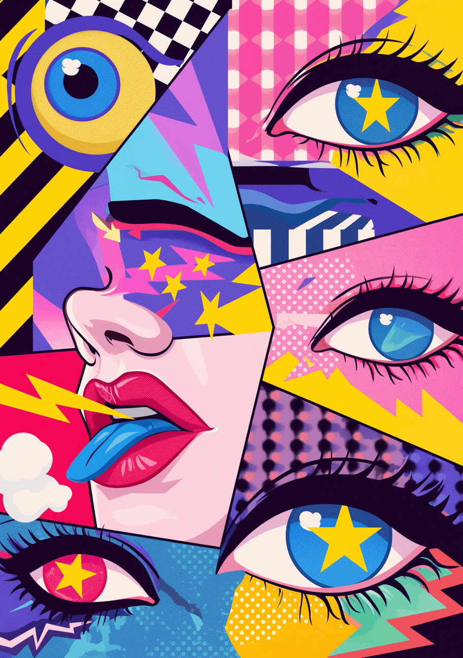 Eye Festival original repeating artwork