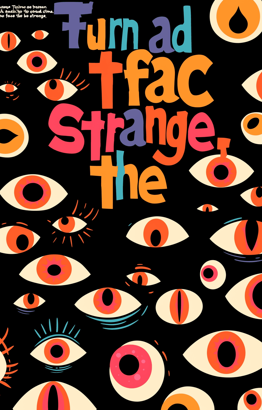 Eye Parade original repeating artwork