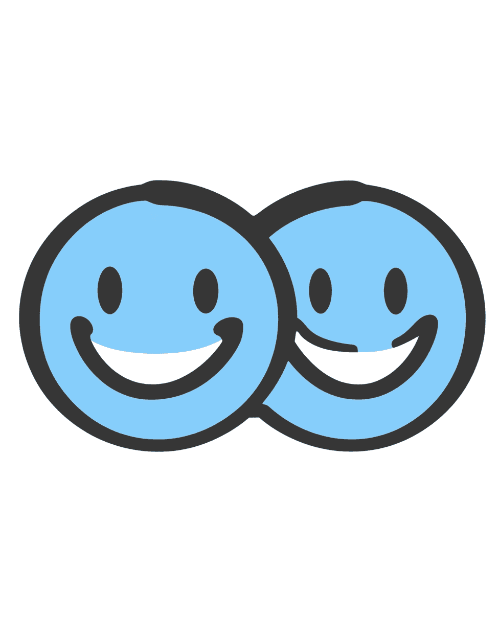 Smiley Snap original repeating artwork