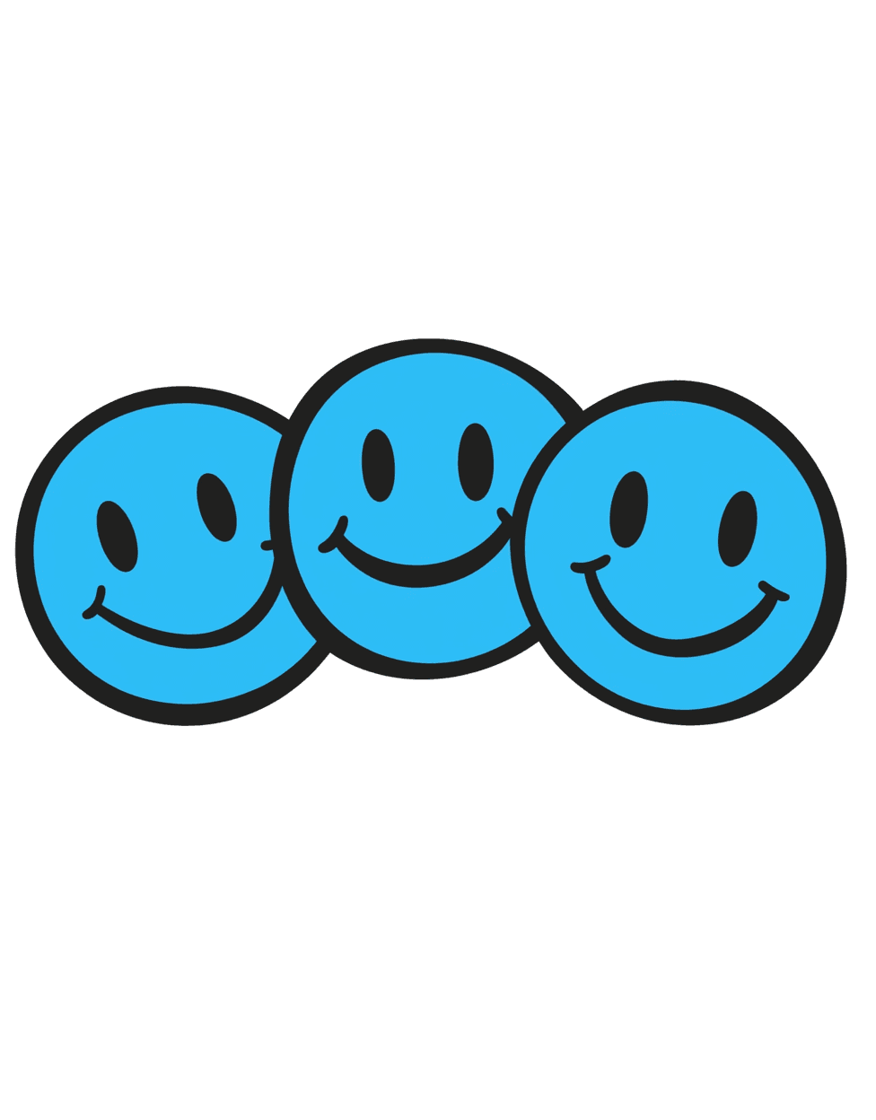 Smiley Loop original repeating artwork