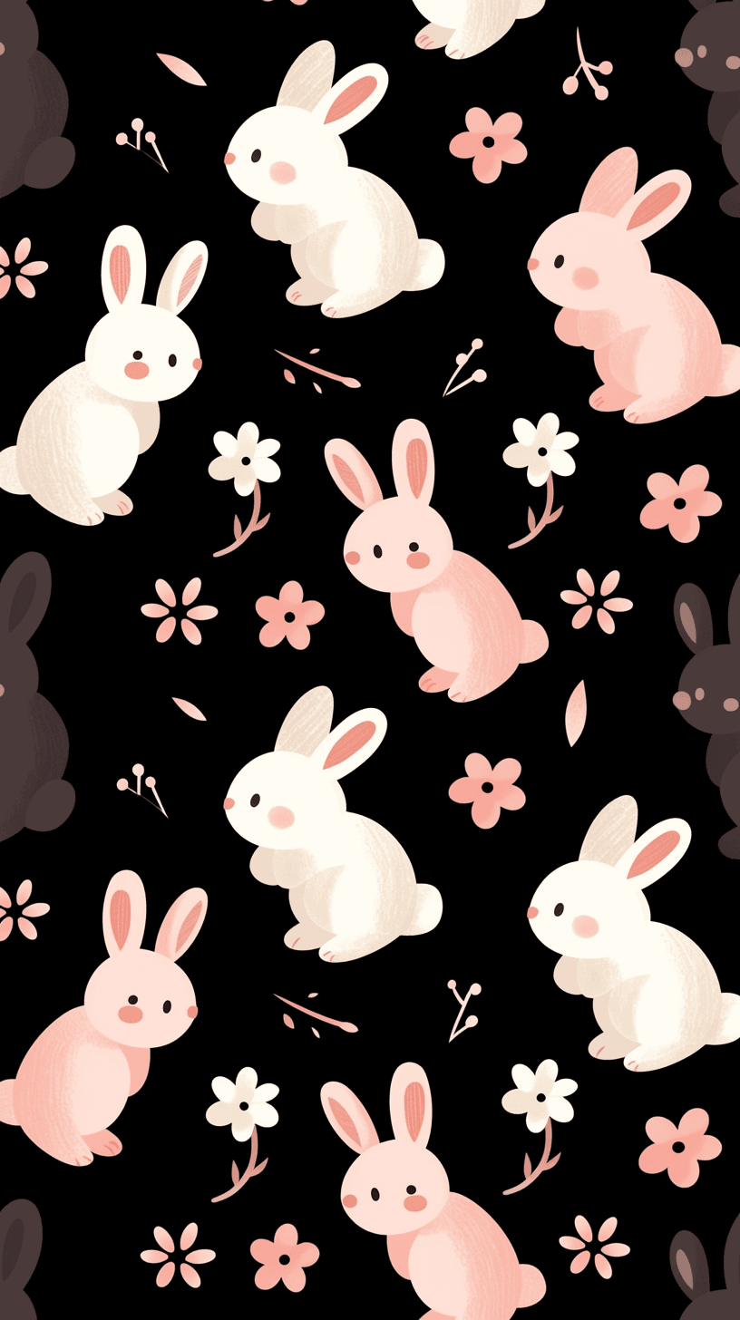 Bunny Team original repeating artwork