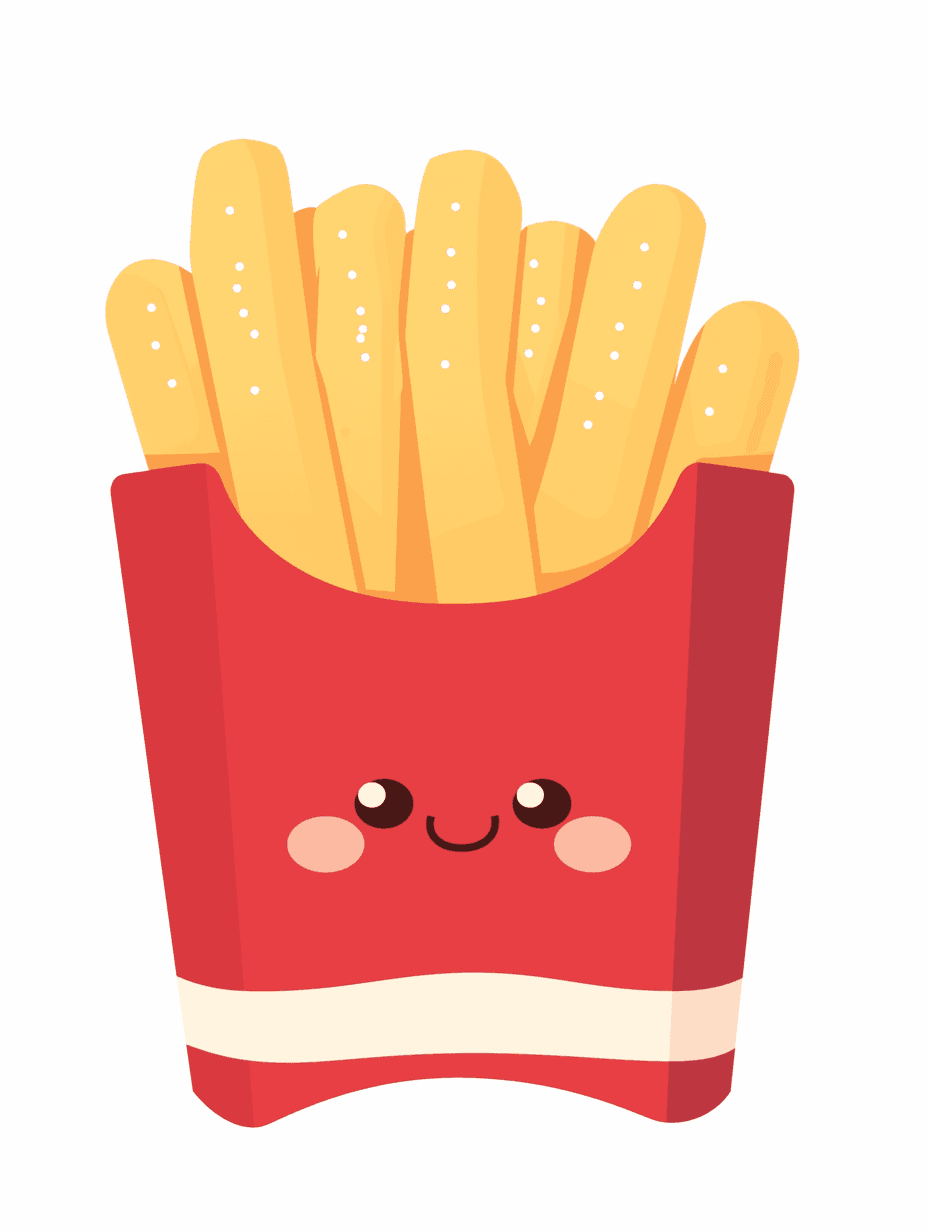 Fries Collective original repeating artwork