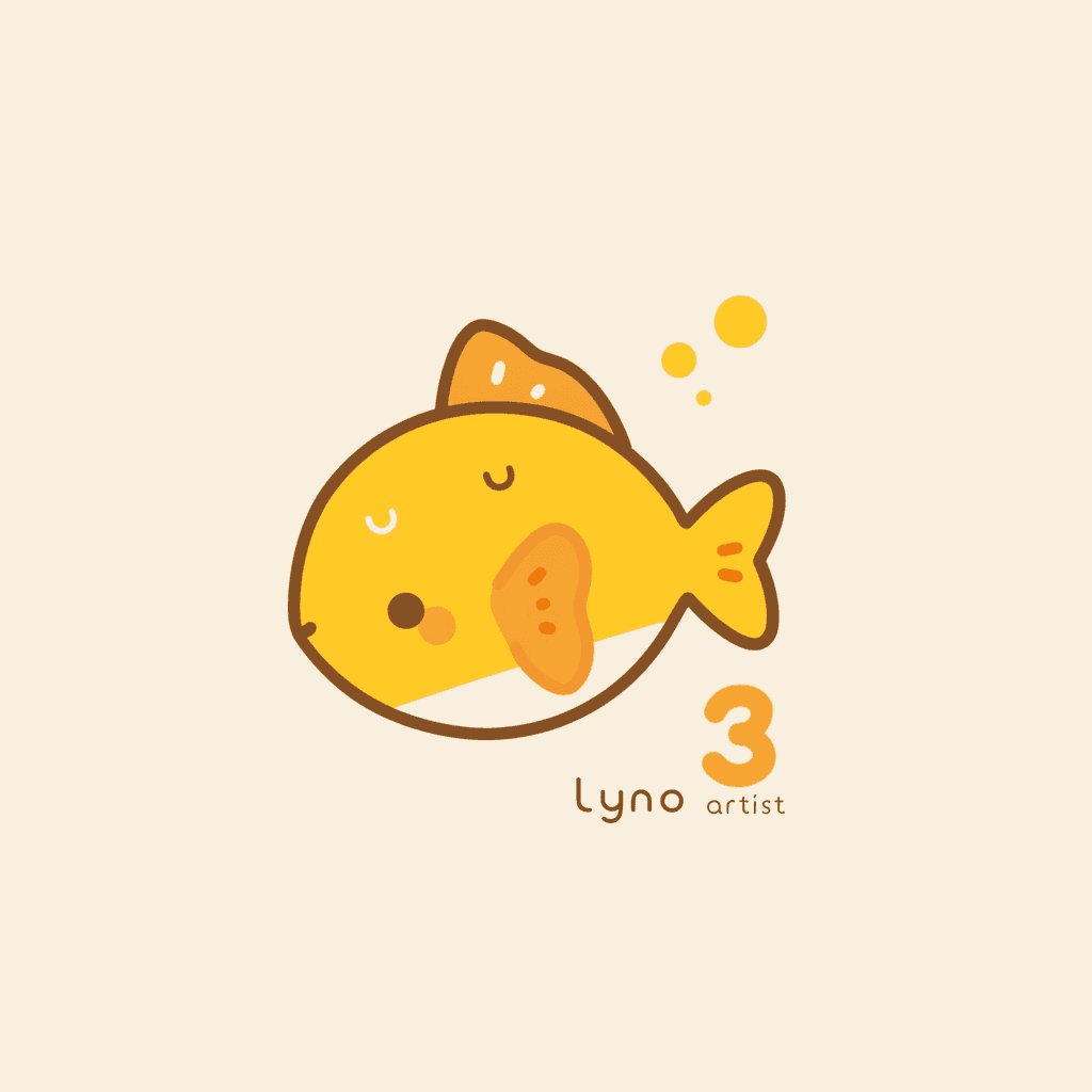 Fish Gang original repeating artwork