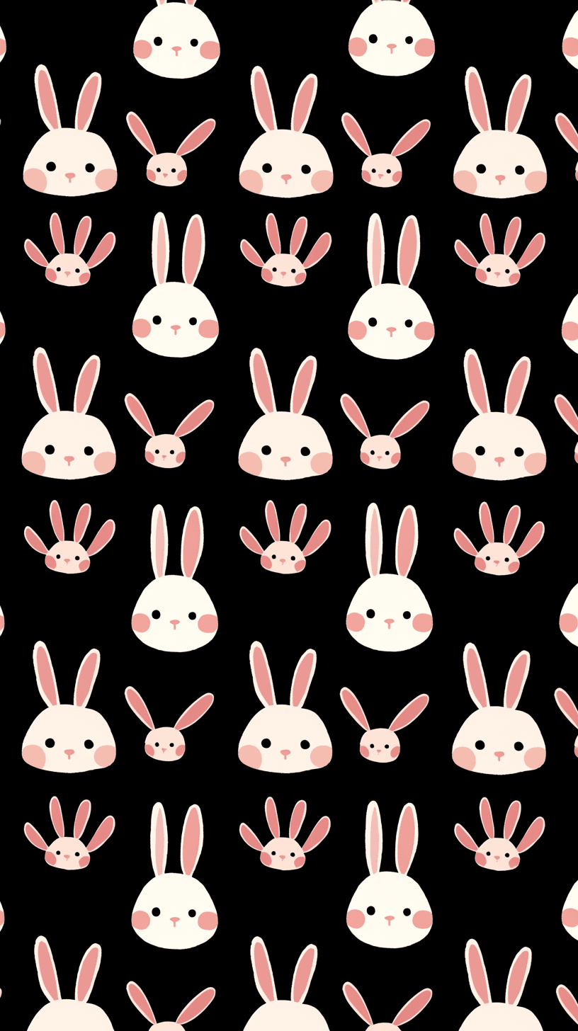 Bunny Tribe original repeating artwork