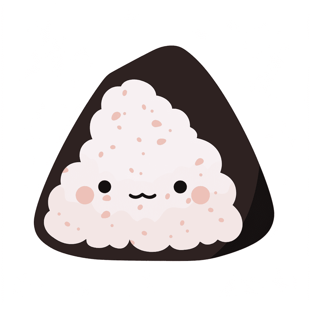 Rice Ball Crew original repeating artwork