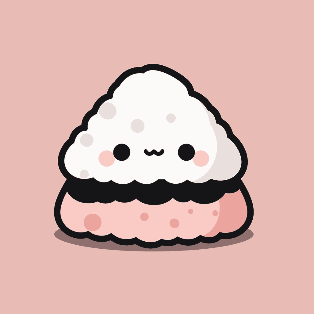 Rice Ball Gang original repeating artwork