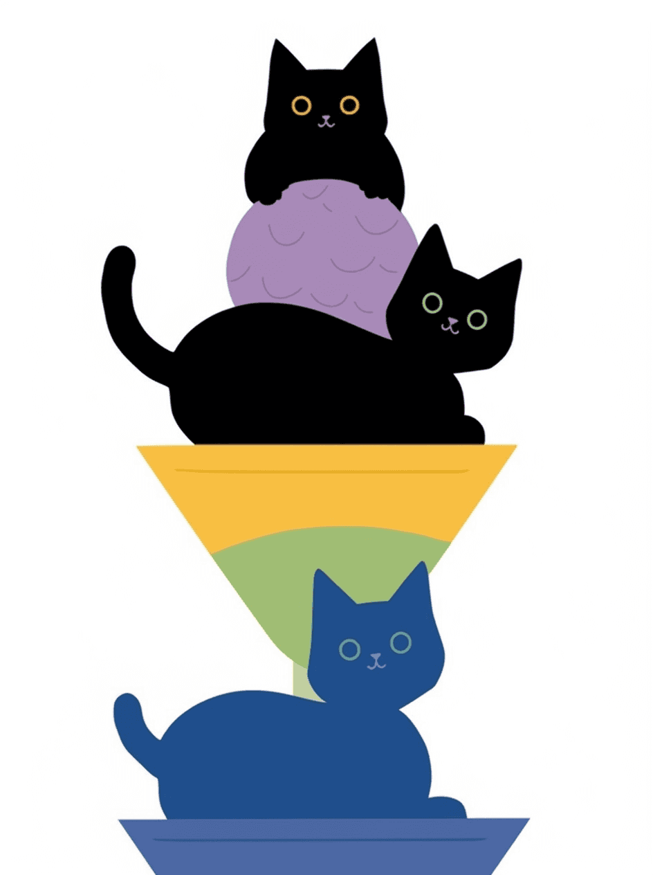 Cat 208 original repeating artwork