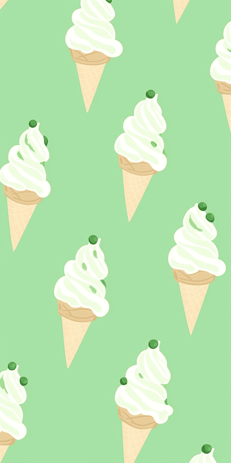 Ice Cream Night original repeating artwork