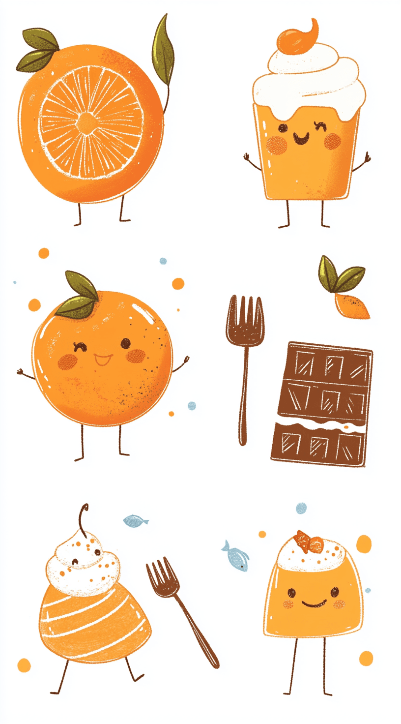Cartoon Snack Tribe original repeating artwork