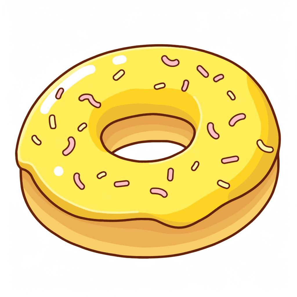 Donut 003 original repeating artwork