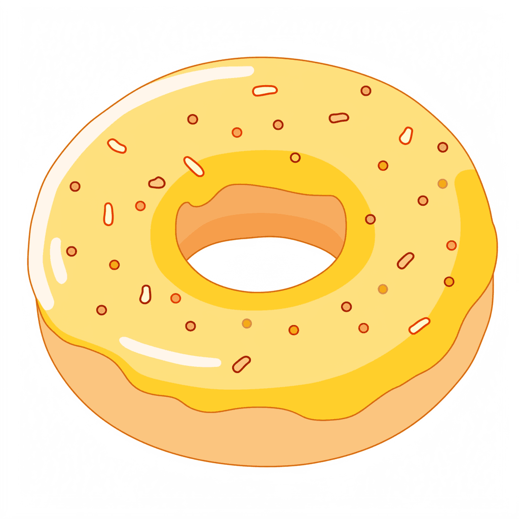 Donut Zoom original repeating artwork
