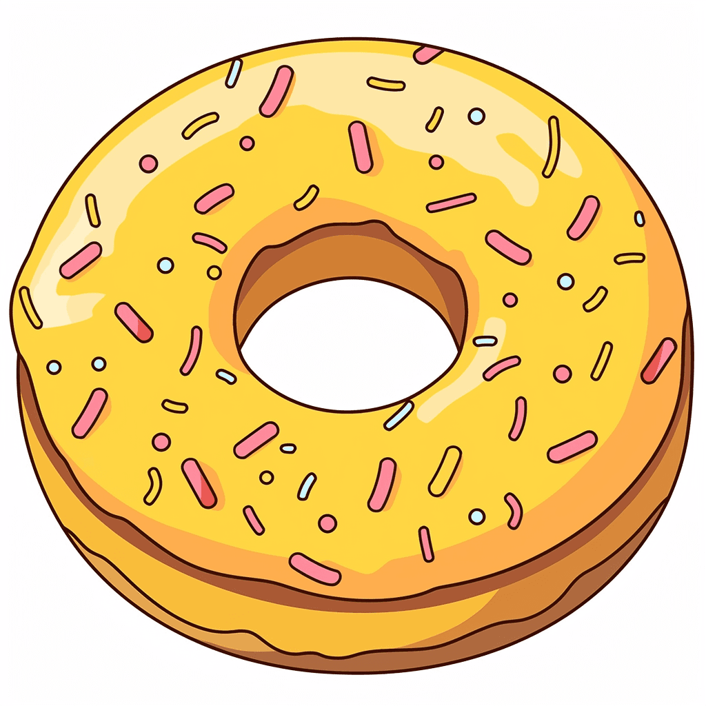 Donut Groove original repeating artwork