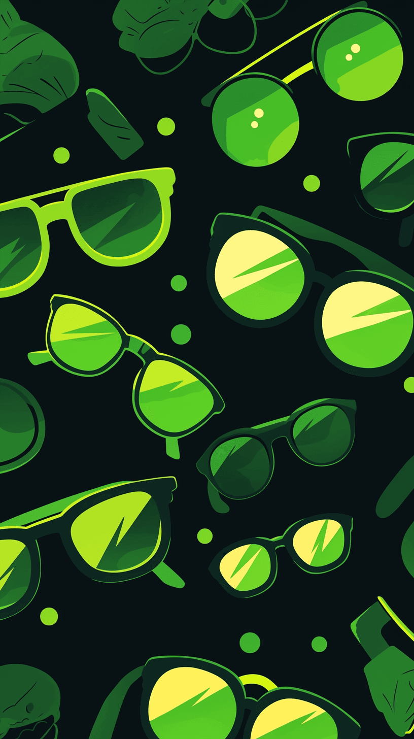 Glasses Groove original repeating artwork