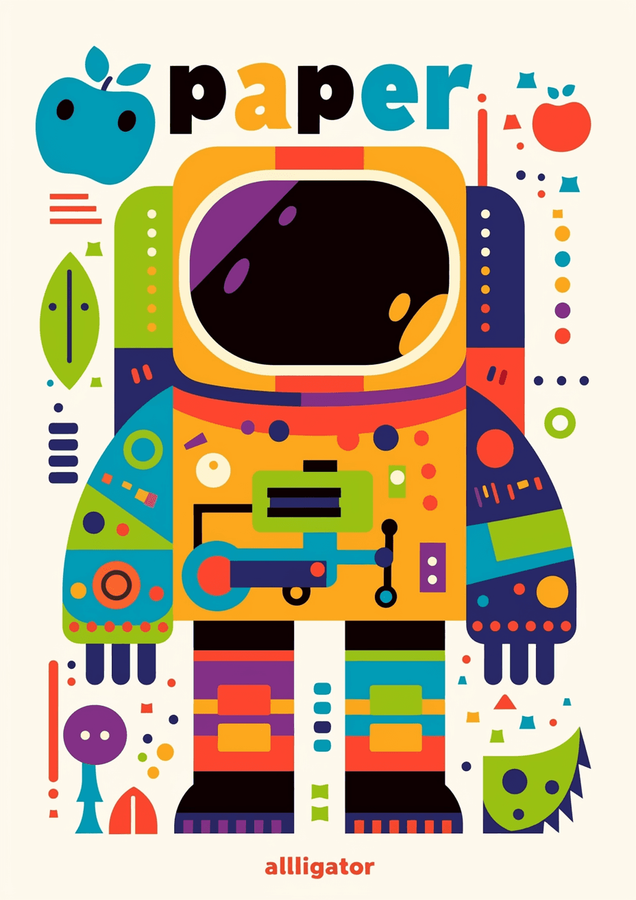 Astronaut original repeating artwork