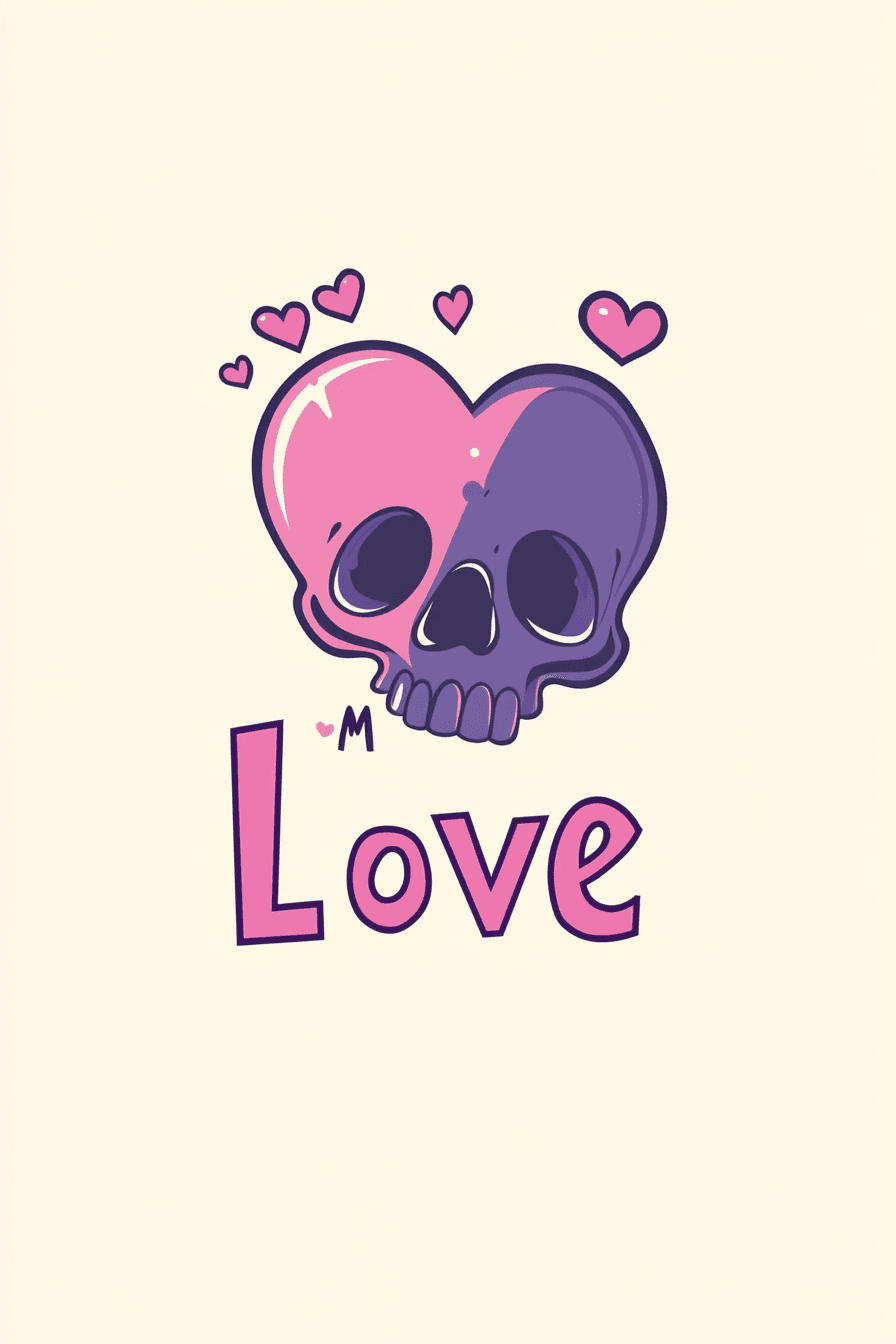 Skull Team original repeating artwork