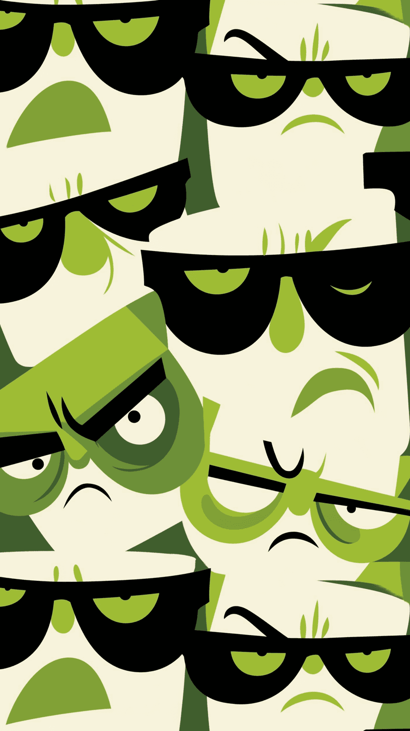 Glasses Jam original repeating artwork