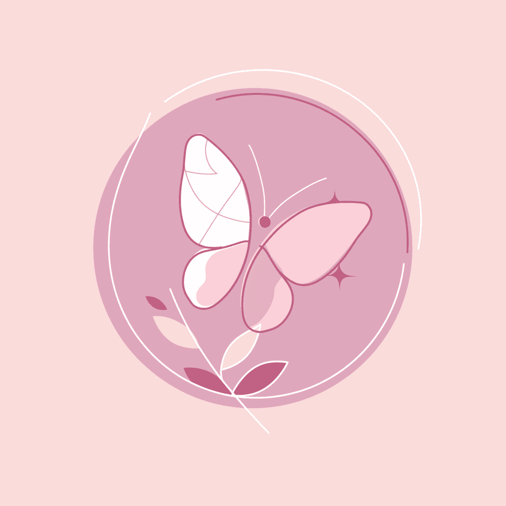 Butterfly original repeating artwork