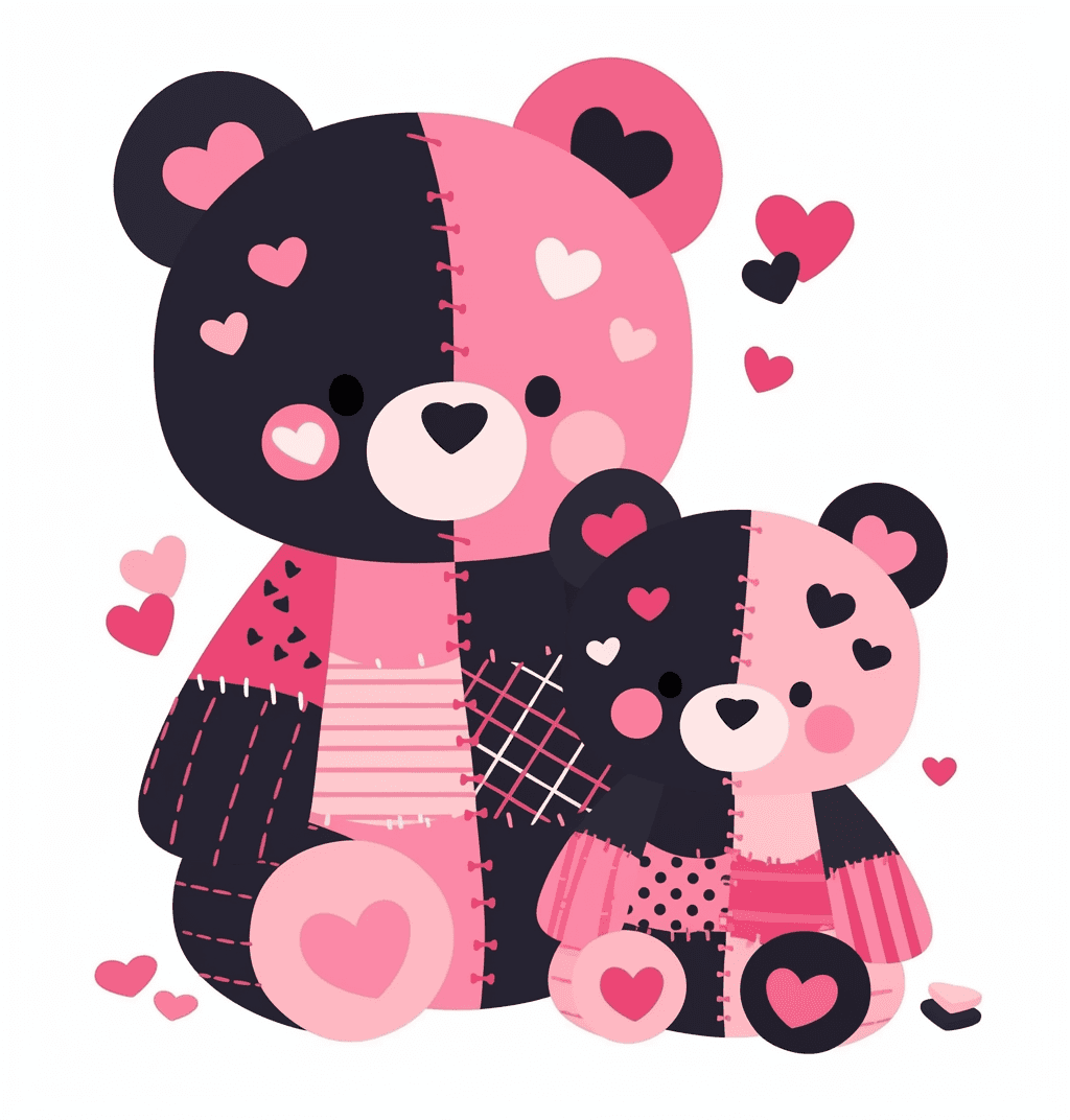 Bear Carnival original repeating artwork