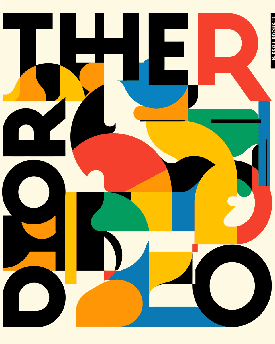 Letter Collective original repeating artwork