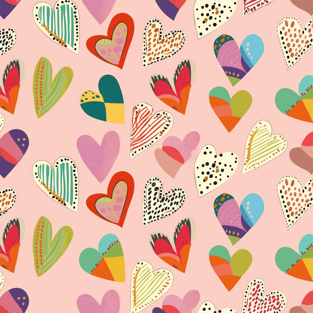Heart Collective original repeating artwork