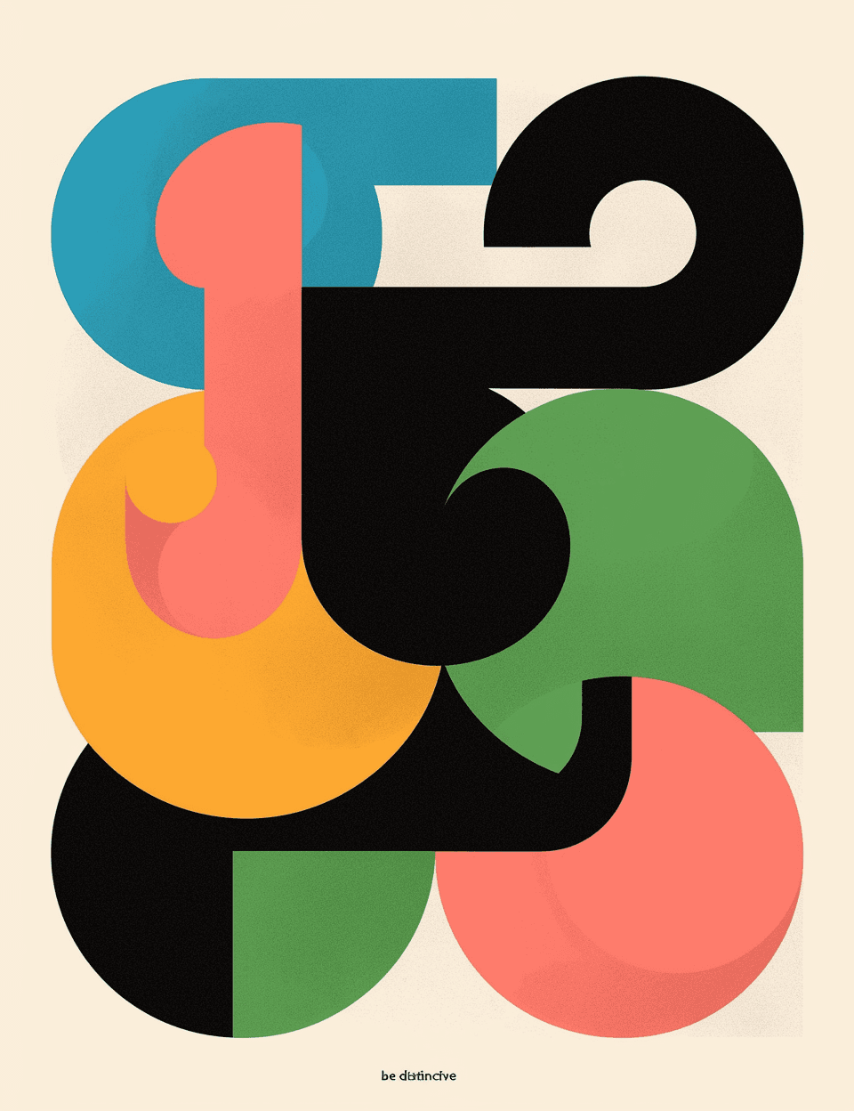 Number original repeating artwork