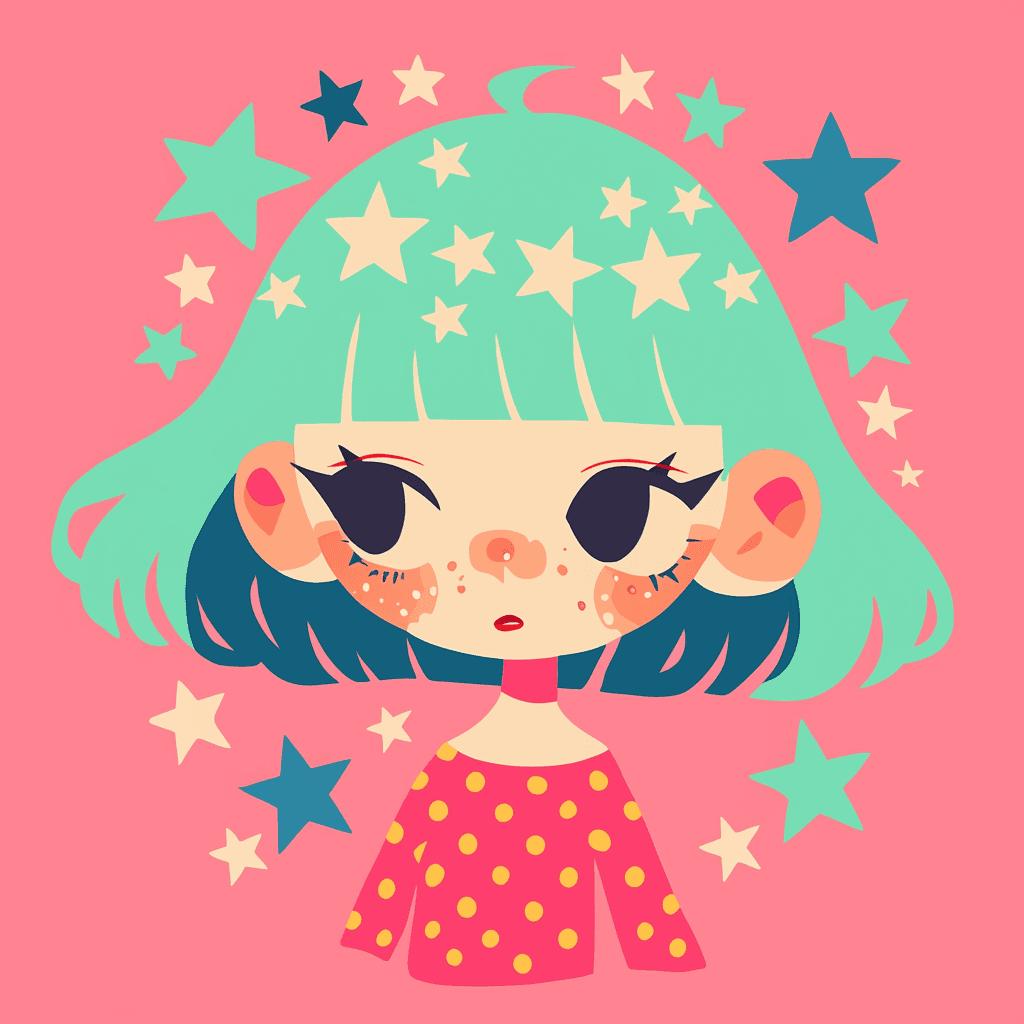 Figure Pals original repeating artwork