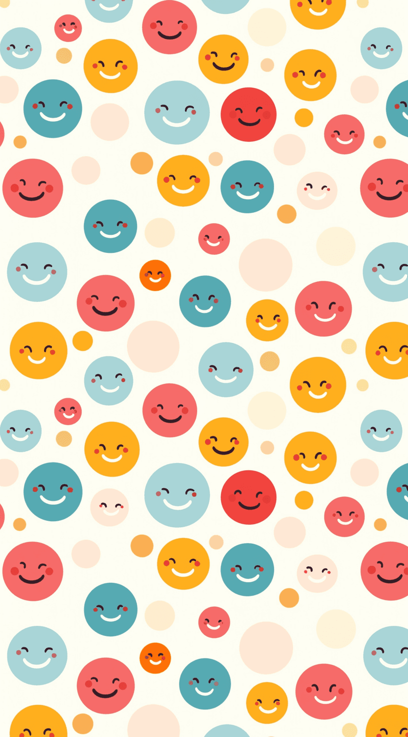 Smiley Tribe original repeating artwork