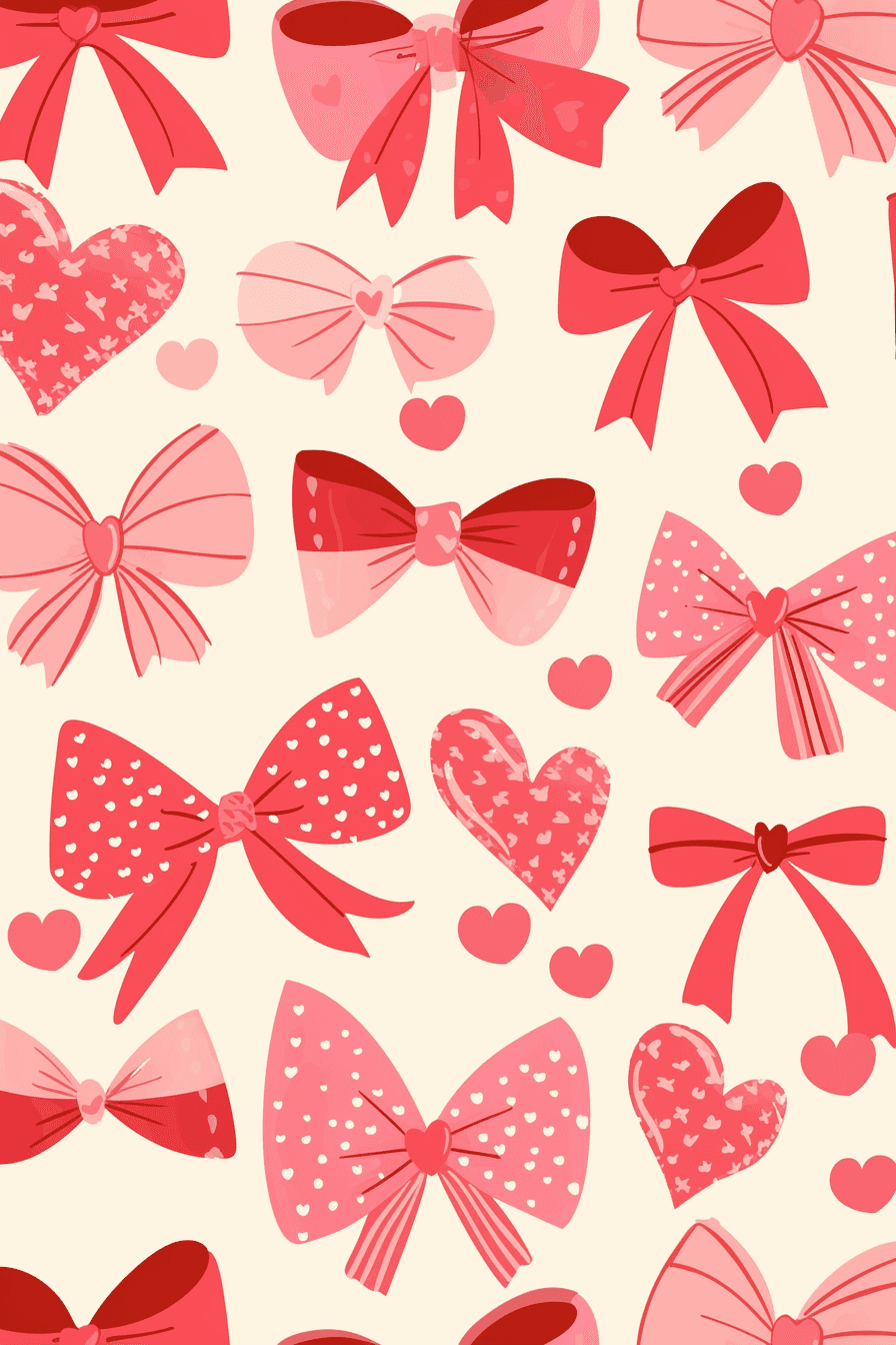 Bow Club original repeating artwork