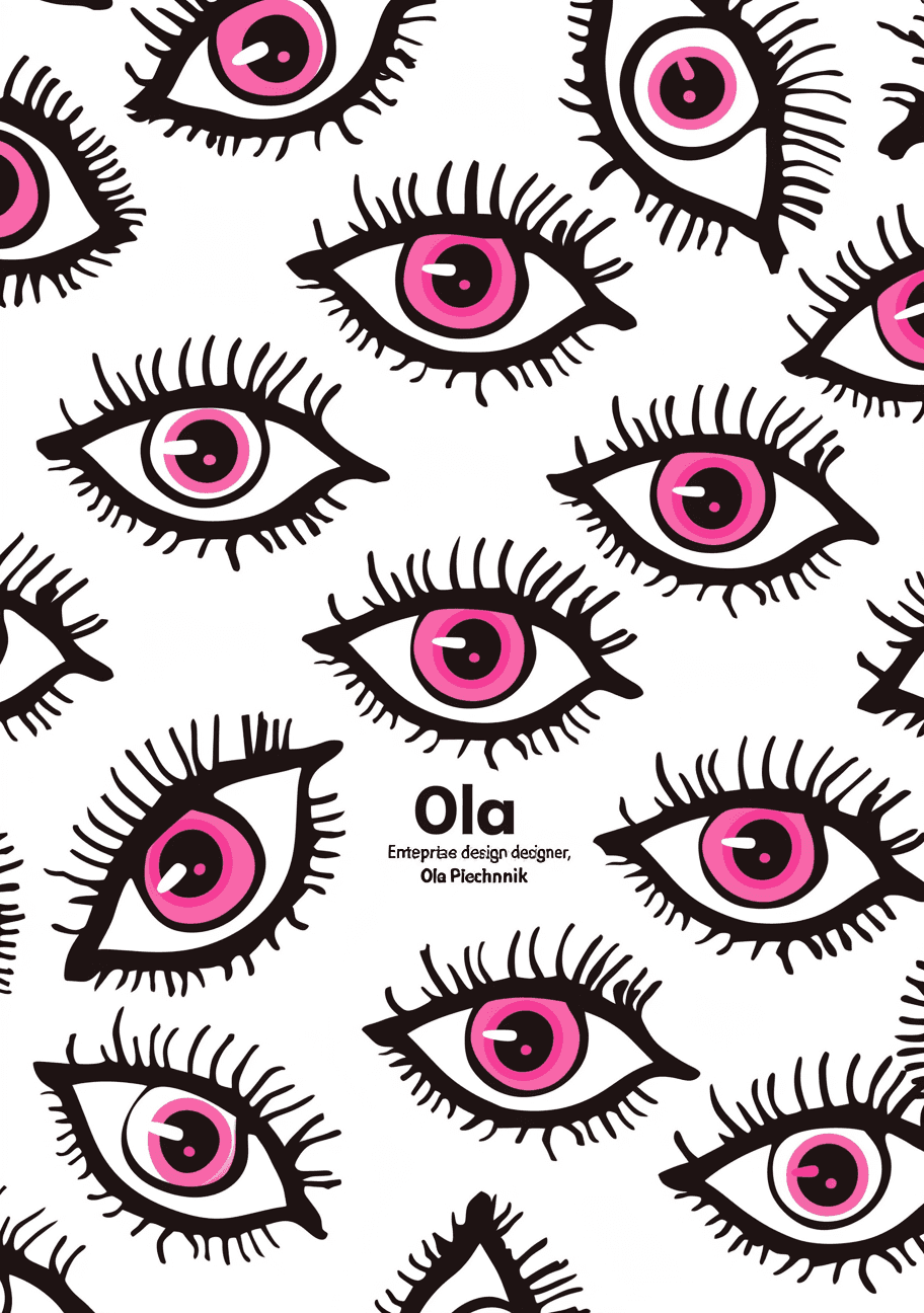 Eye Gang original repeating artwork