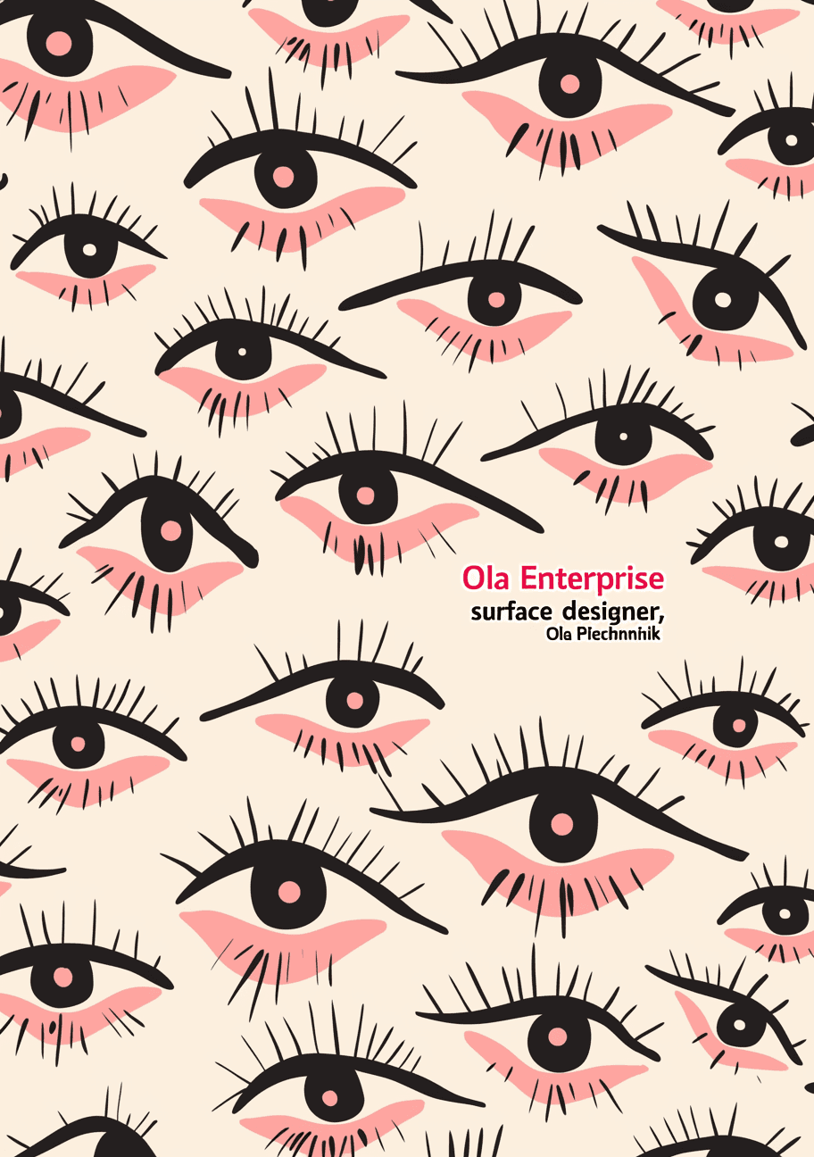 Eye Pals original repeating artwork