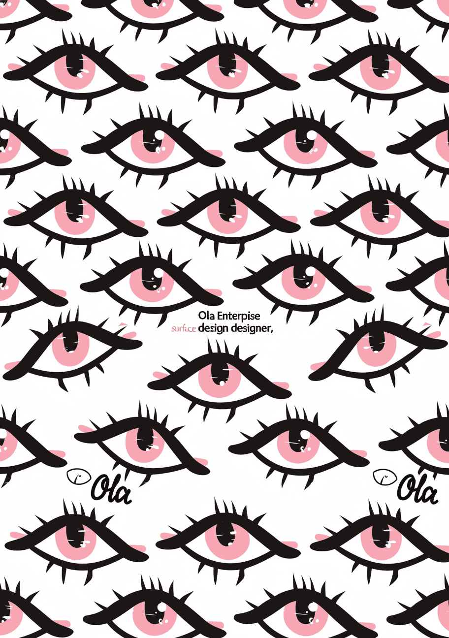 Eye Squad original repeating artwork