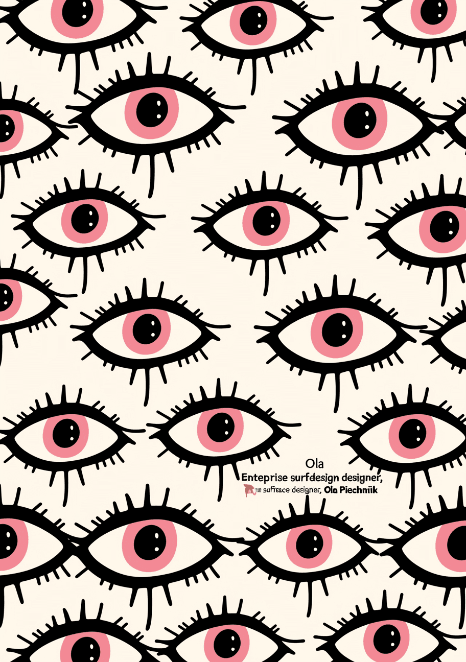 Eye Crew original repeating artwork