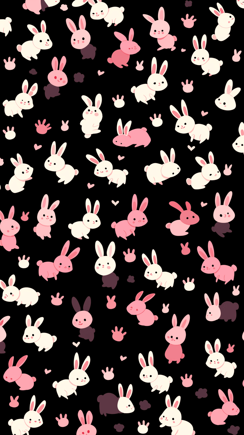 Bunny Crew original repeating artwork
