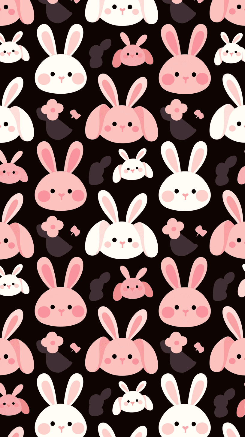 Bunny Club original repeating artwork