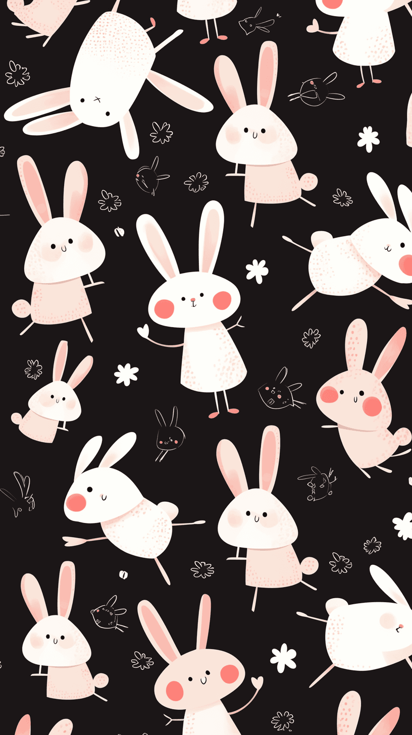 Bunny original repeating artwork