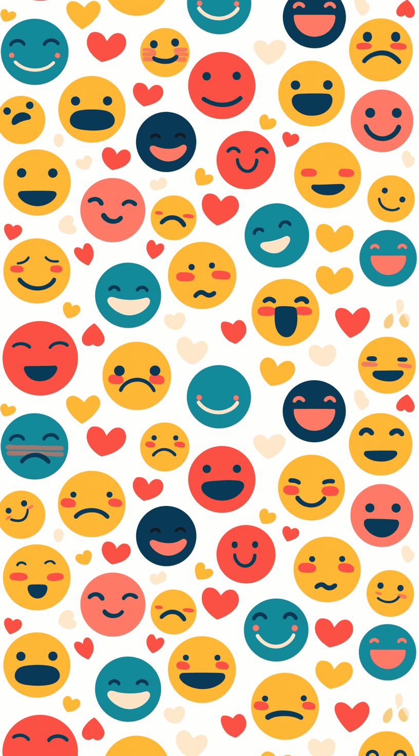 Smiley Gang original repeating artwork
