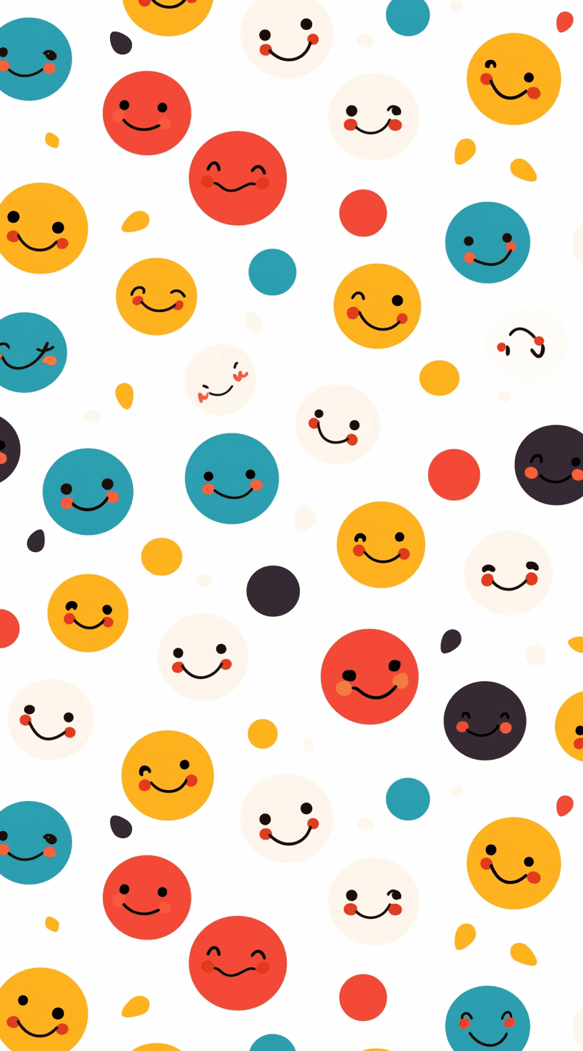 Smiley Club original repeating artwork