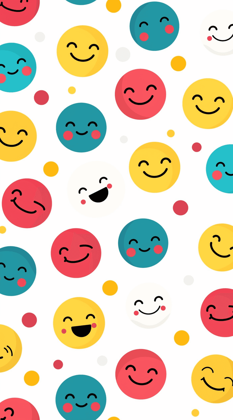 Smiley original repeating artwork