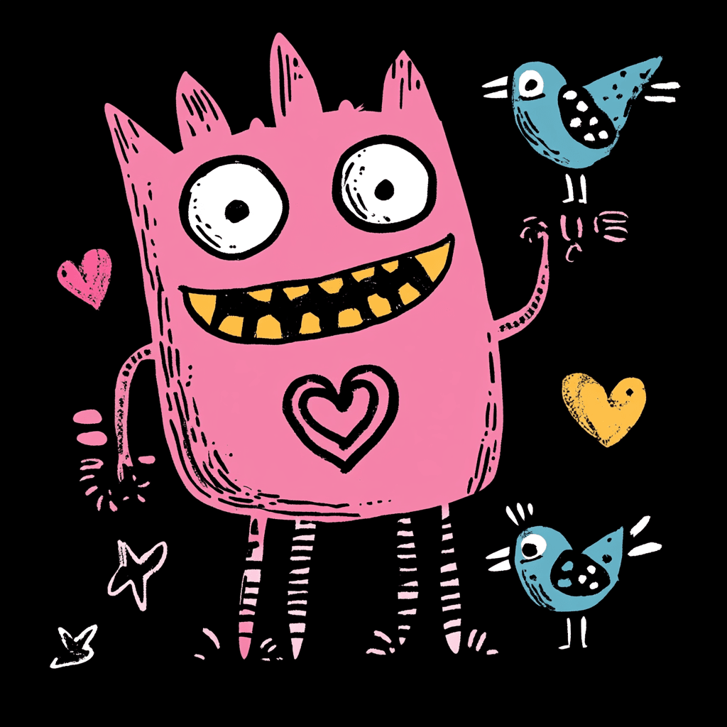 Bird Collective original repeating artwork