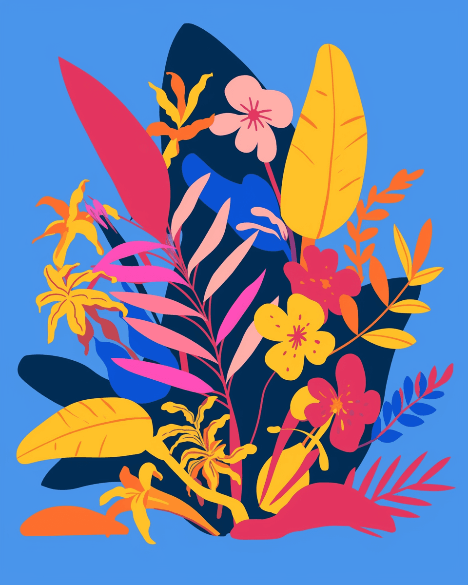 Blossom Fair original repeating artwork