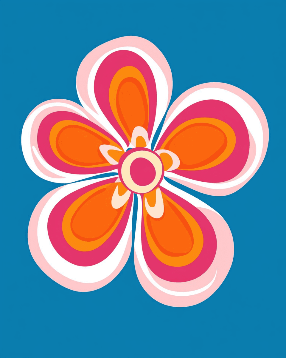 Blossom Carnival original repeating artwork